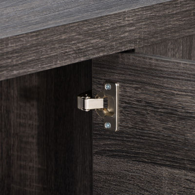 Corliving Joliet Modern TV Stand with Doors