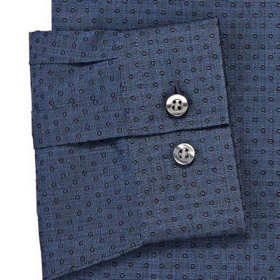 JF J.Ferrar Mens Easy-Care Stretch Long Sleeve Dress Shirt