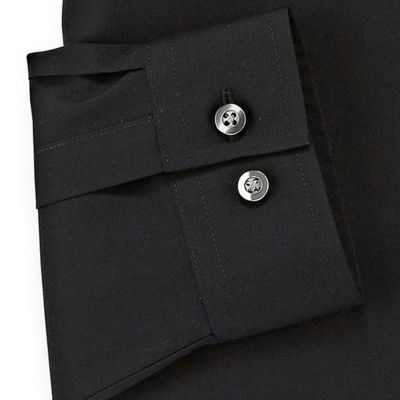 J.Ferrar Mens Easy-Care Stretch Long Sleeve Big and Tall Dress Shirt