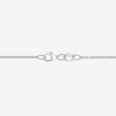 Effy Final Call Womens 3/8 CT. T.W. Natural Diamond 14K Gold Cross 18 Inch Pendant Necklace