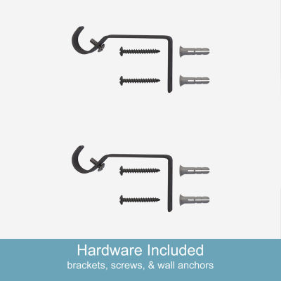 Kenney Benji Square 5/8 IN Adjustable Curtain Rod