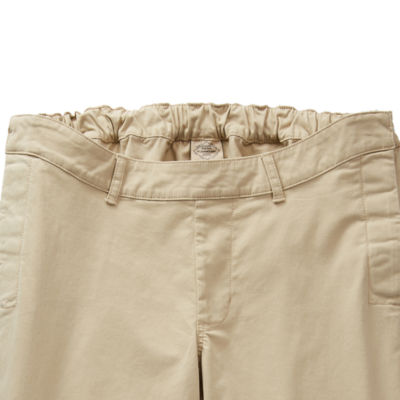 St. John's Bay Seated Adjustable Leg Mens Adaptive Adjustable Features Easy-on + Easy-off Regular Fit Flat Front Pant