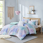 Intelligent Design Karissa Watercolor Tie Dye Printed Comforter Set