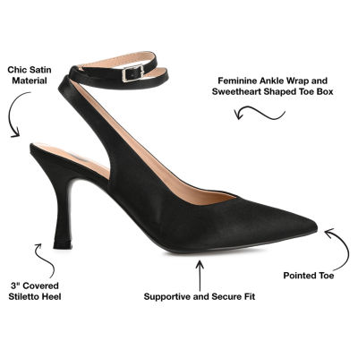 Journee Collection Marcella Womens Pointed Closed Toe Stiletto Heel Pumps