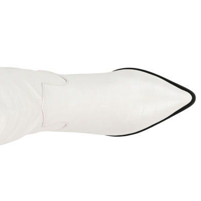 Journee Collection Womens Therese Wide Calf Stacked Heel Riding