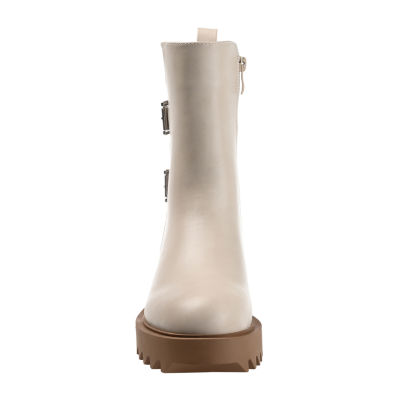 Journee Collection Womens Yasmine Block Heel Booties