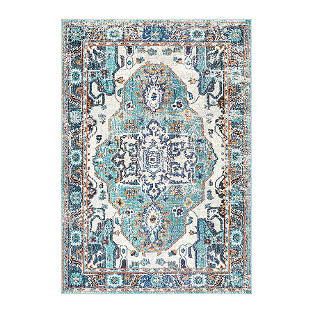 NuLoom Vintage Corbett Rug, One Size, Blue