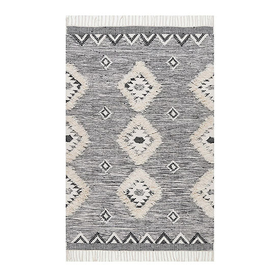 nuLoom Moroccan Textured Shaggy Wool Woven Area Rug