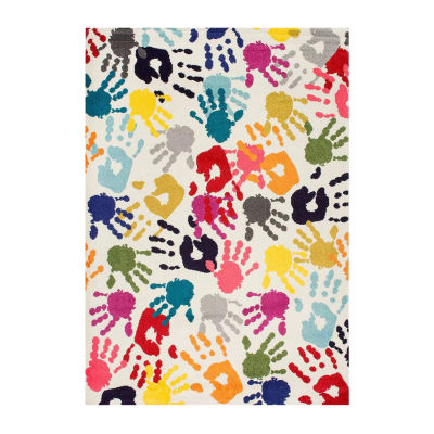 nuLoom Pinkie Handprint Rug