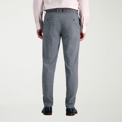 Haggar Mens Slim Fit Flat Front Pant