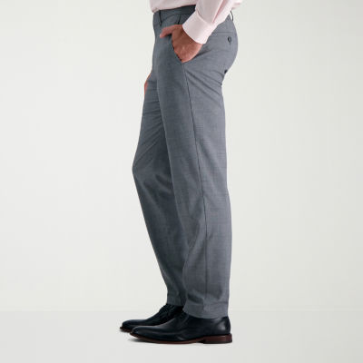 Haggar Mens Slim Fit Flat Front Pant