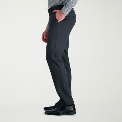 Haggar JMH Mens Slim Fit Flat Front Dress Pant