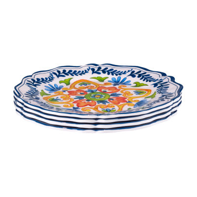 Certified International Flores 4-pc. Melamine Dinner Plate