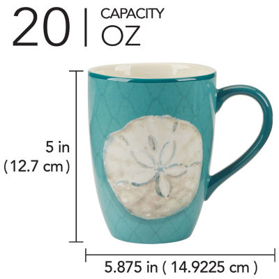 Certified International Ocean View 4-pc. Coffee Mug