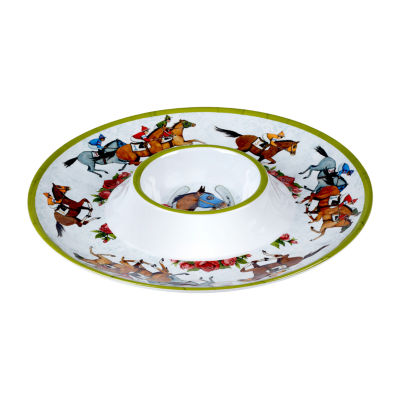 Certified International Derby Day At The Races 3-pc. Serving Set