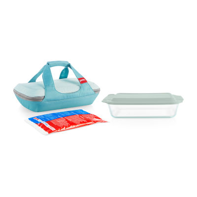 Pyrex Deep Portable 4-pc. Glass Baking Dish Set