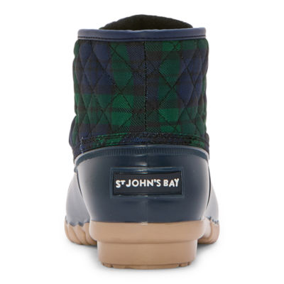 St. John's Bay Womens Denton Flat Heel Rain Boots