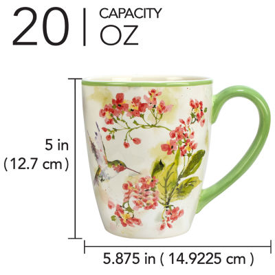 Certified International Hummingsbirds 4-pc. Coffee Mug