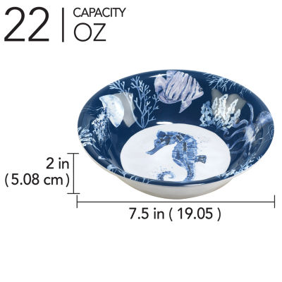 Certified International Sea Life 6-pc. Melamine Soup Bowl