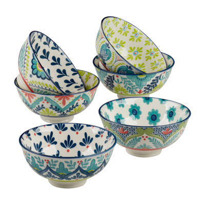 Certified International Talavera 6-pc. Porcelain Fruit Bowl