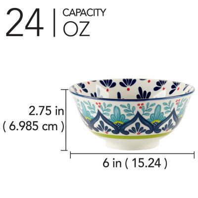 Certified International Talavera 6-pc. Porcelain Ice Cream Bowl