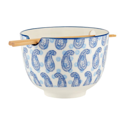 Certified International Carnival Blue 2-pc. Porcelain Soup Bowl