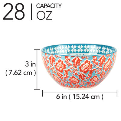 Certified International Panache 6-pc. Porcelain Ice Cream Bowl