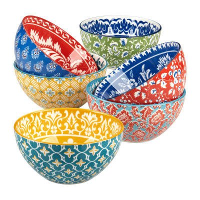 Certified International Panache 6-pc. Porcelain Ice Cream Bowl