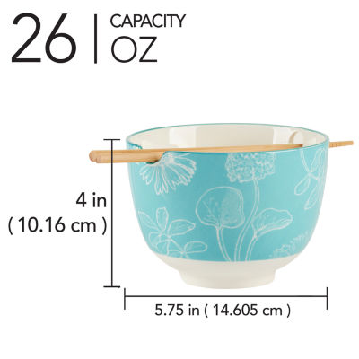 Certified International Botanical 2-pc. Porcelain Soup Bowl