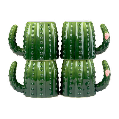 Certified International Cactus Verde 4-pc. Coffee Mug