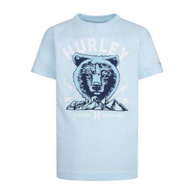 Hurley Big Boys Crew Neck Short Sleeve Graphic T-Shirt