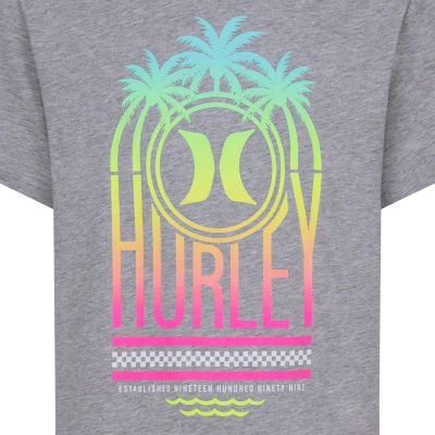 Hurley Big Boys Crew Neck Short Sleeve Graphic T-Shirt