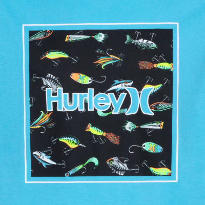 Hurley Big Boys Crew Neck Short Sleeve Graphic T-Shirt