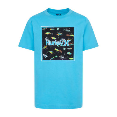 Hurley Big Boys Crew Neck Short Sleeve Graphic T-Shirt