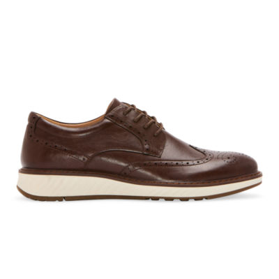 Stafford Mens Arthur Wing Tip Oxford Shoes