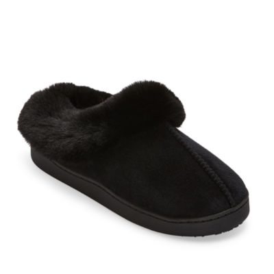 Cuddl Duds Microsuede Womens Clog Slippers