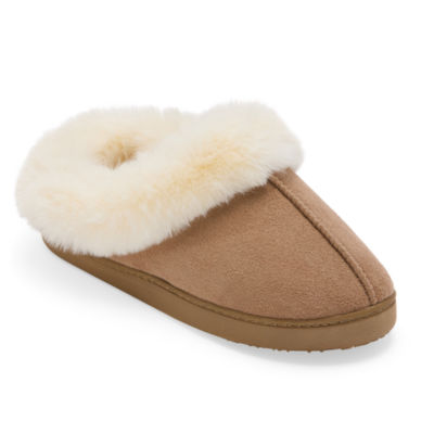 Cuddl Duds Microsuede Womens Clog Slippers