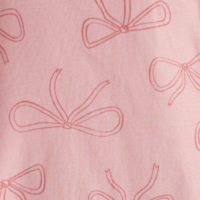 Carter's Toddler Girls Rib Round Neck Long Sleeve 4-pc. Pajama Sets