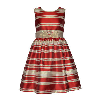 Bonnie Jean Big Kid Girls Striped Dress Set