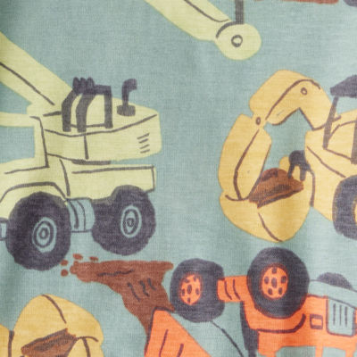 Carter's Toddler Boys Rib Round Neck Long Sleeve 4-pc. Pajama Sets