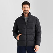 St. John's Bay padded jacket 90’s Vintage St John's Bay Outdoor Coat M 90s Beige Zip Snap - Etsy