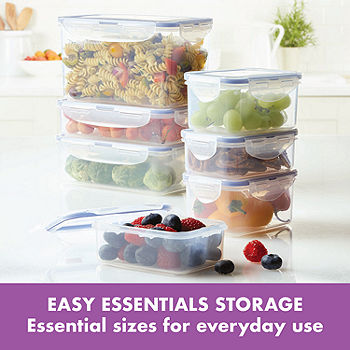 LocknLock Easy Essentials Kitchen Storage Container Set - 24pc