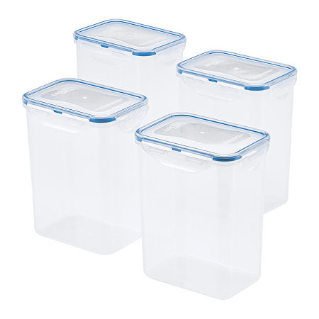 Lock & Lock 4-pc. 7.6-cup Food Container, One Size, Clear