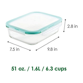 Portable Freezer Leftover Square Containers With Latch