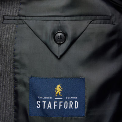 Stafford travel wool blend stretch classic fit suit outlet jacket