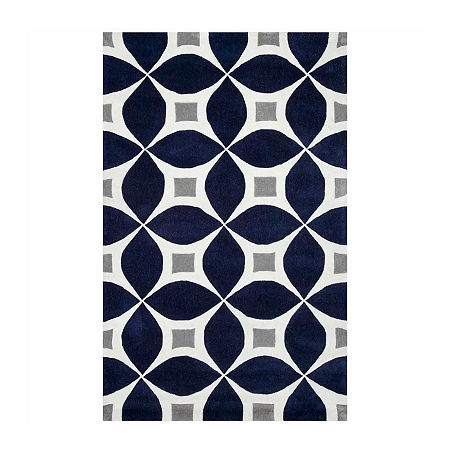 NuLoom Hand Tufted Gabriela Contemporary Rug, One Size, Blue