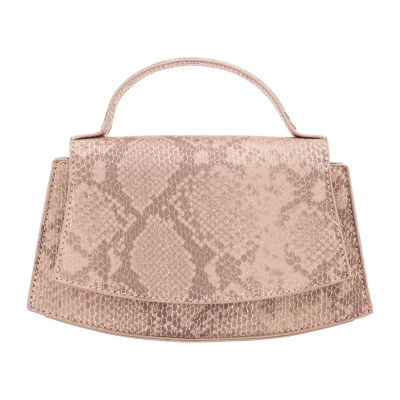 I. Miller Drake Metallic Printed Snake Evening Bag