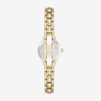 Armitron Womens Diamond Accent Gold Tone Bracelet Watch 75-5943bkgp