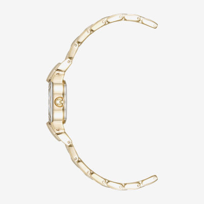 Armitron Womens Diamond Accent Gold Tone Bracelet Watch 75-5943bkgp