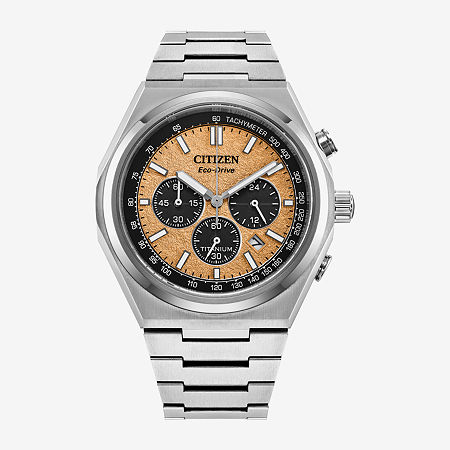 Mens Chronograph Silver Tone Bracelet Watch , One Size - CITIZEN CA4610-85Z